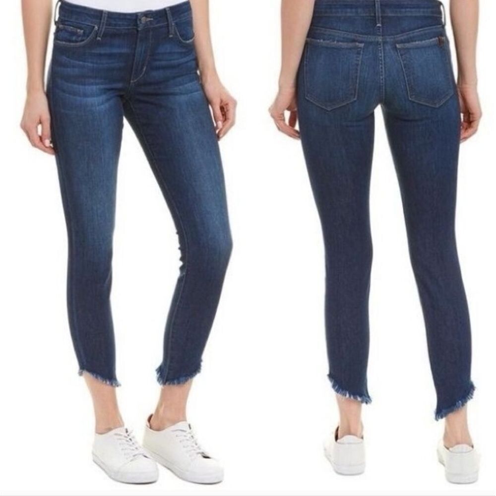 Joe's Jeans Charlie skinny ankle jeans with fray hem sz 27